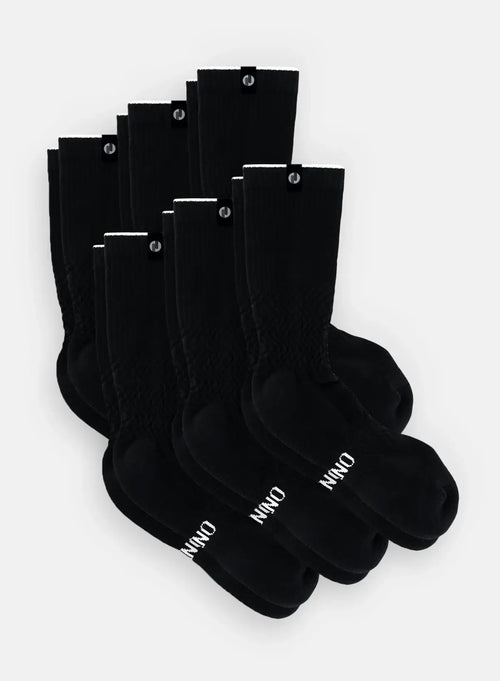 Contour Compression Crew Socks 6-Pack