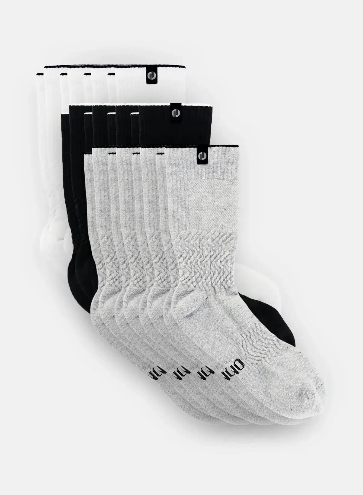 Contour Compression Crew Socks 12-Pack